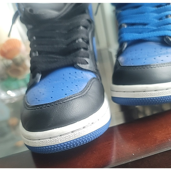 Nike Retro Jordan 1 Mid Black Royal Blue Size 9 Mens 555088-007 2017 main image 11